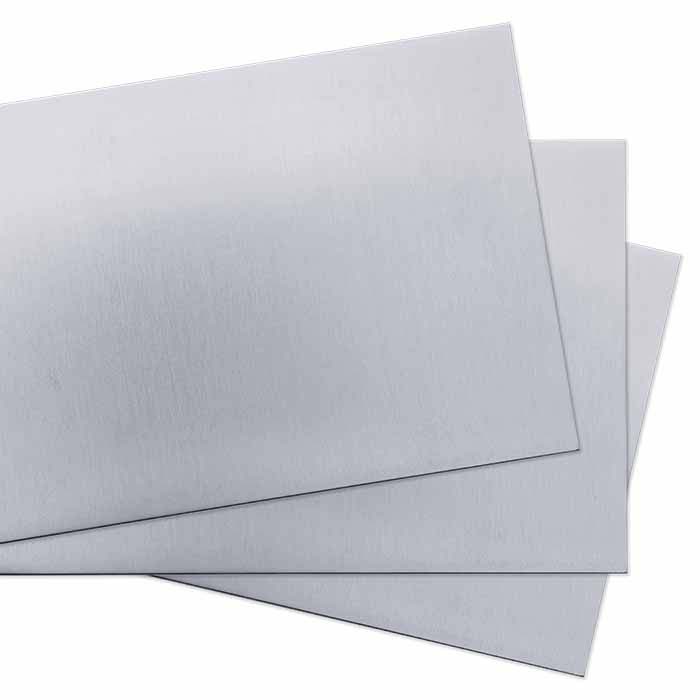 Sterling Silver 6" Sheet, 34Ga., 1/4Hard, Brushed Finish