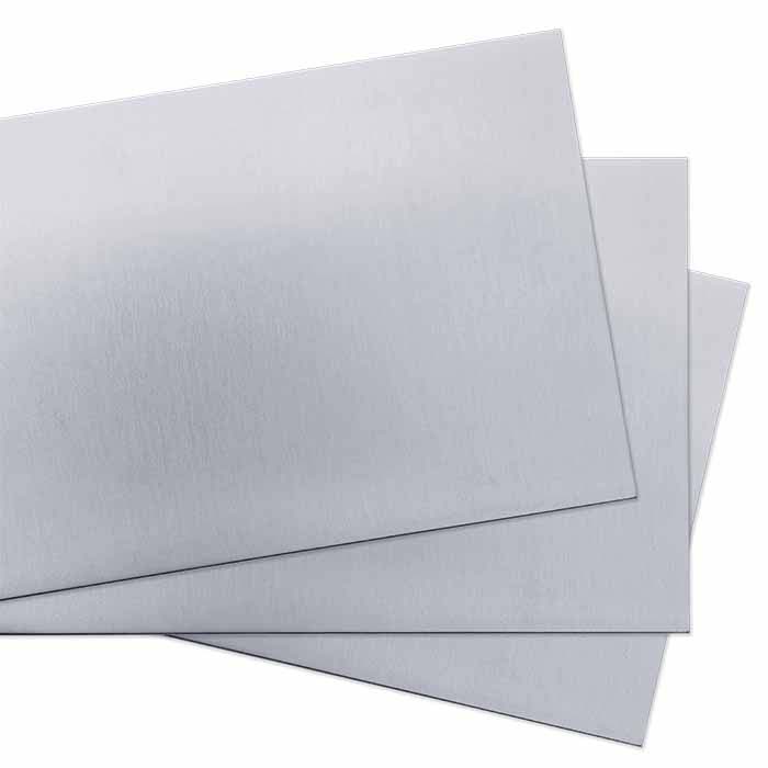 Sterling Silver 12" Sheet, 24Ga., 1/2Hard, Brushed Finish