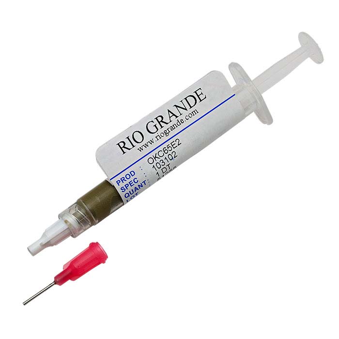 Silver Paste Solder Syringe, 650 Easy, 1 dwt.