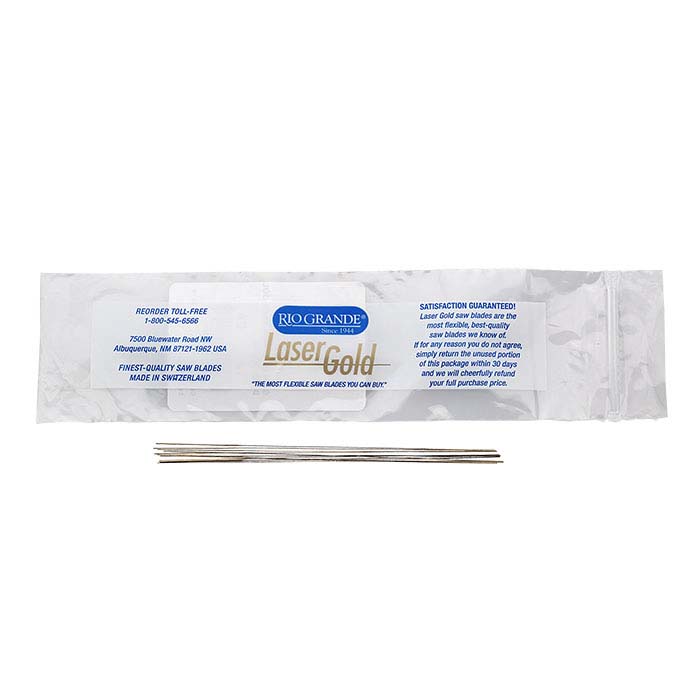 Laser Gold™ #5/0 Saw Blade, Pkg/12