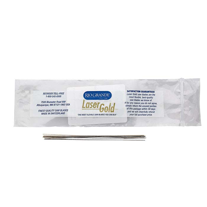 Laser Gold™ #4/0 Saw Blade, Pkg/12