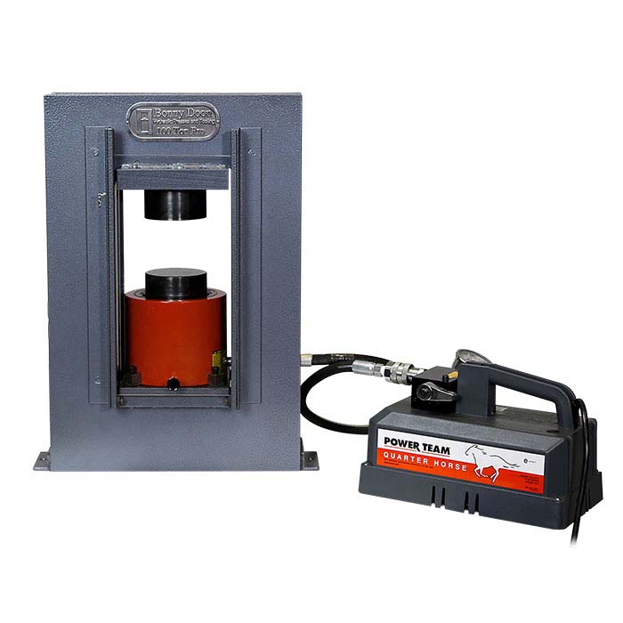 Bonny Doon PRO 100Ton Electric Hydraulic Press & Ram