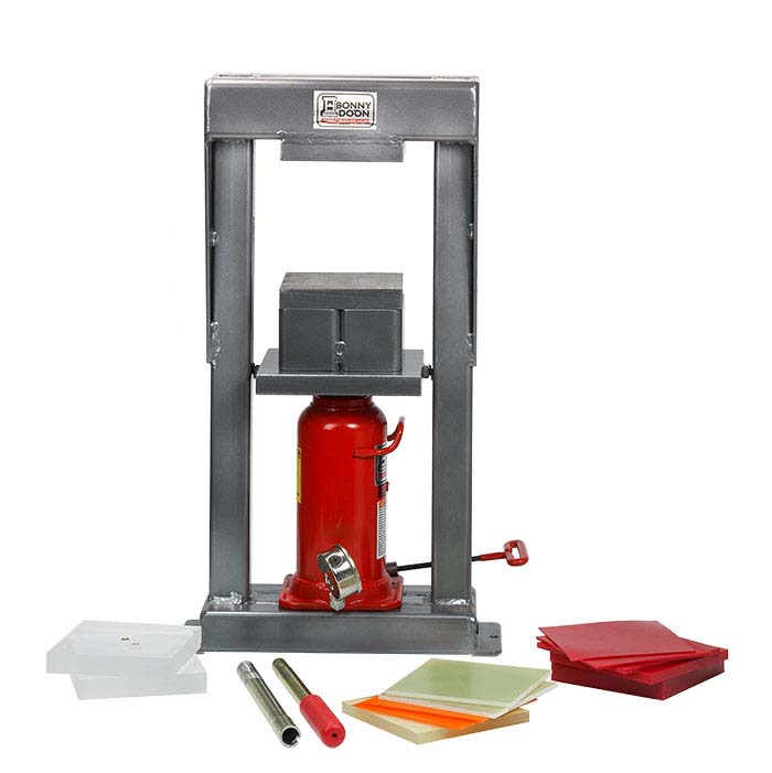Bonny Doon Mark III 20-Ton Manual Hydraulic Press & Ram Package