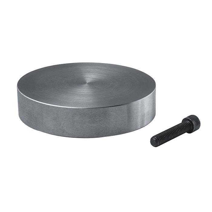 Metal 4" Round Pusher With Bolt