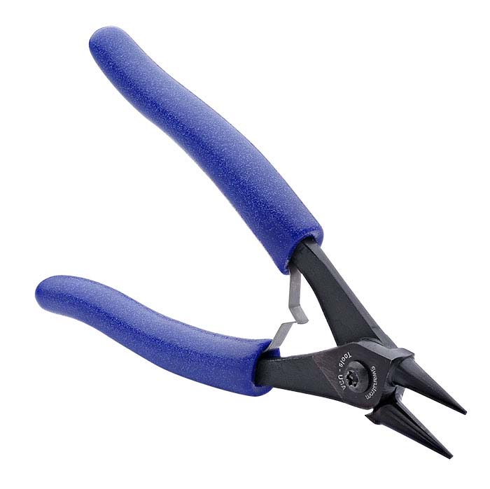 2 Pliers Flat & Round Nose ALL Plastic Non Marring Nylon Jewelry Bead Lab Work