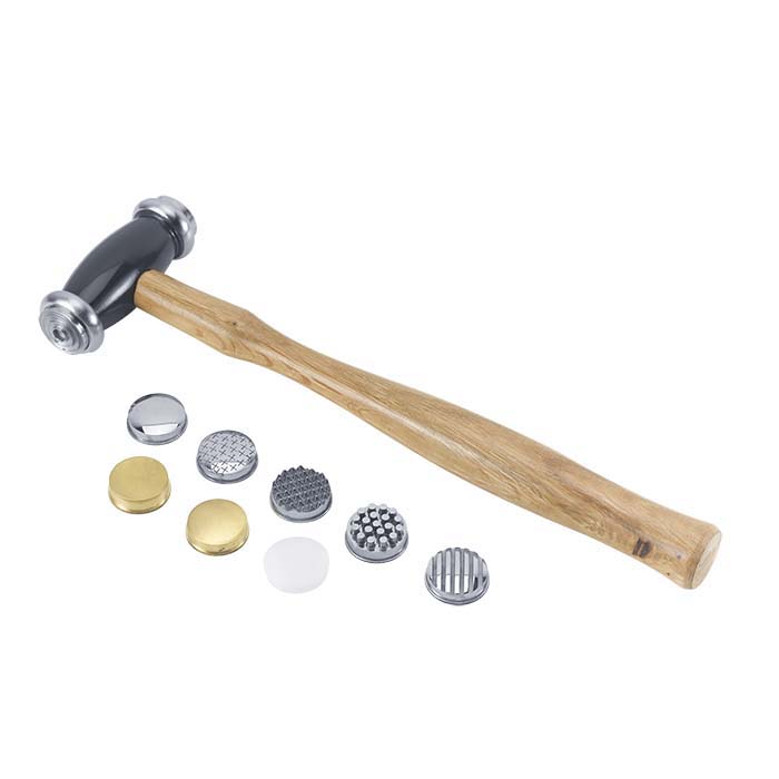 Texturing Hammer with 10 Interchangeable Faces, 10 oz.