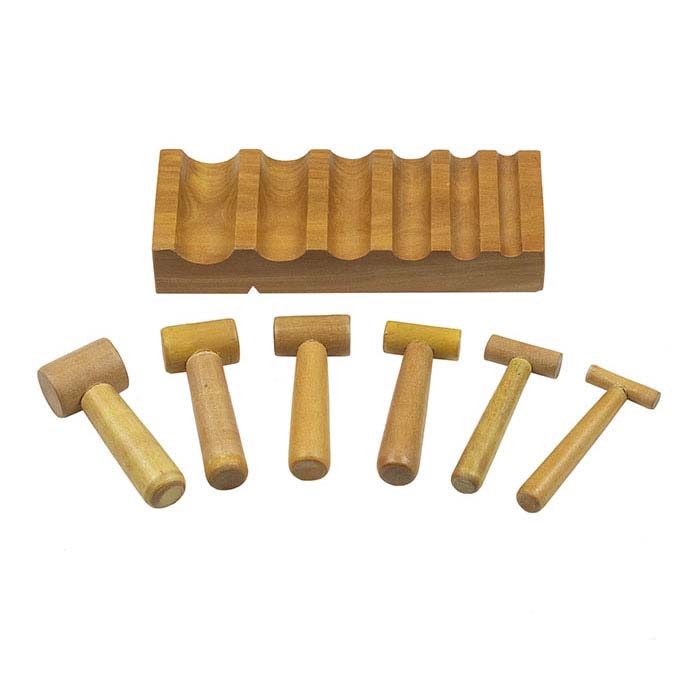 Wood U-Channel Forming Block and Hammer Punches