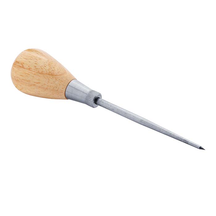 Center Punch With Wood Handle