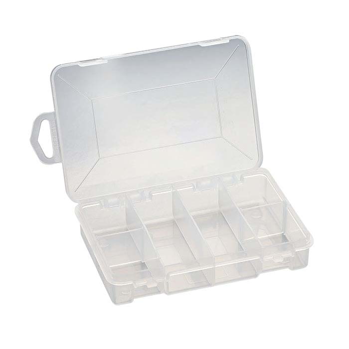 Plastic 6-Compartment Organizer Box