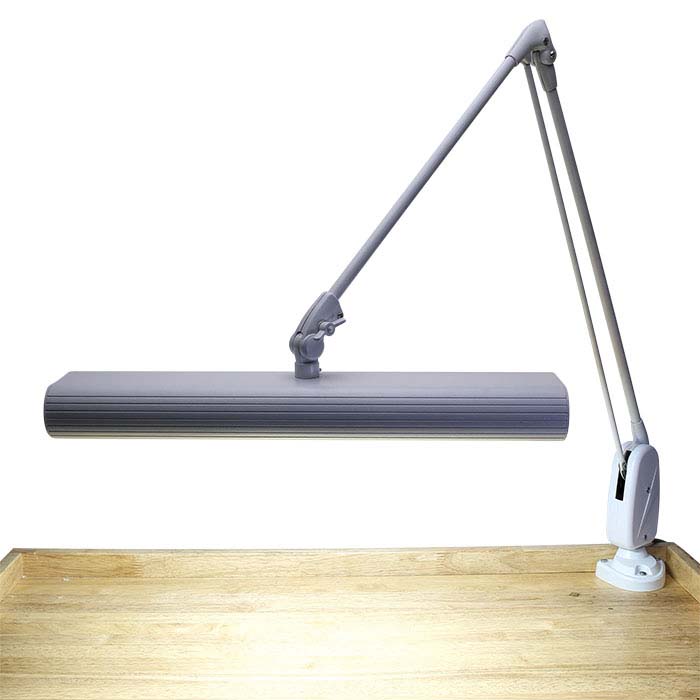 Dazor® Three-Bulb Fluorescent Lamp, White