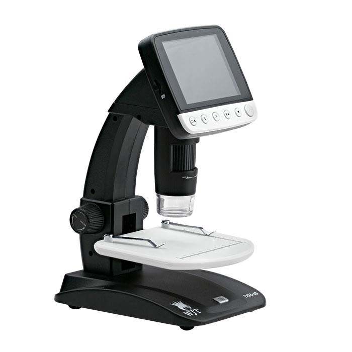 Compact Digital Microscope with Display Screen