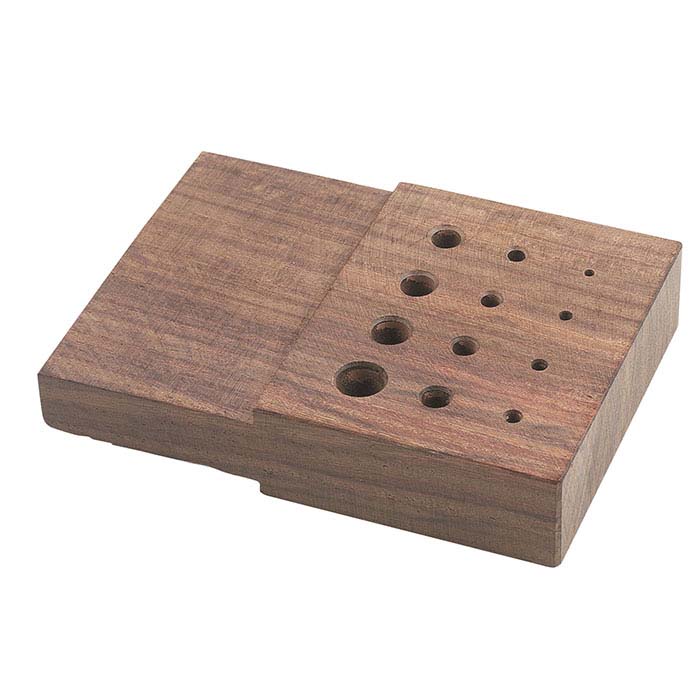 Rosewood Round Woven Wire Drawplate