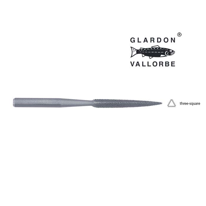 Glardon Vallorbe® Micro Three-Square File, #0