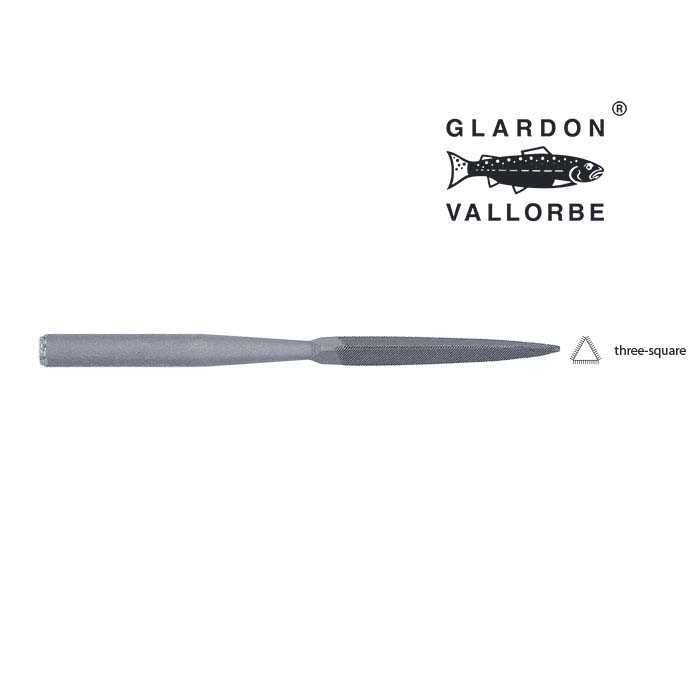 Glardon Vallorbe® Micro Three-Square File, #4