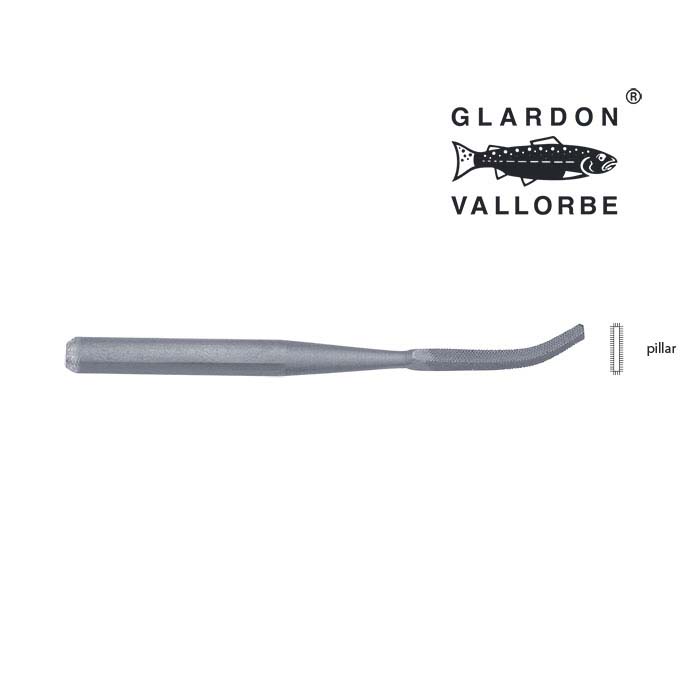Glardon Vallorbe® Micro Bent Pillar File, #4