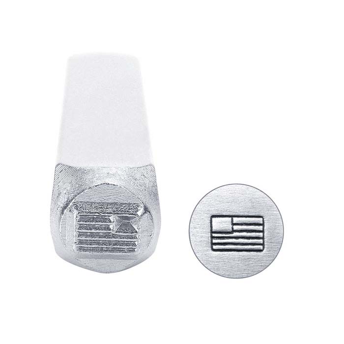 ImpressArt® American Flag Design Stamp, 6mm Character