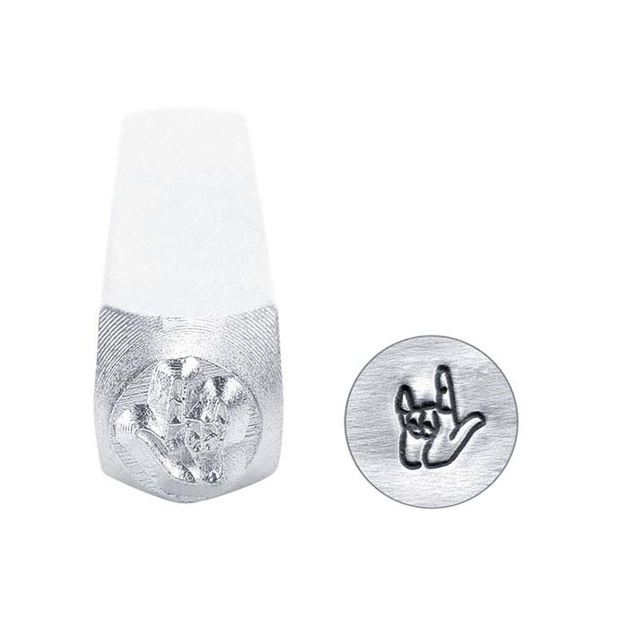 ImpressArt® "I Love You" Sign Language Design Stamp, 6mm Character