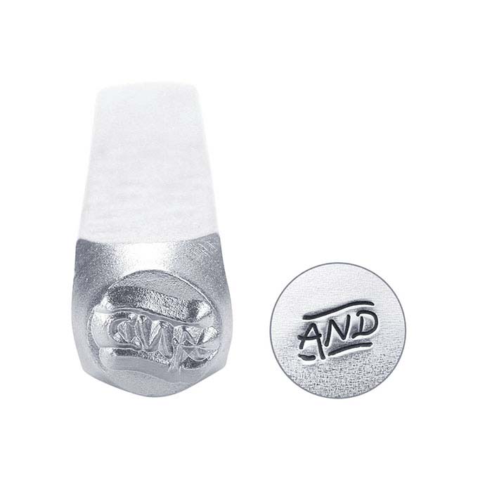 ImpressArt® "And" Design Stamp, 6mm Character