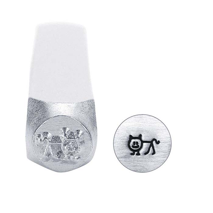 ImpressArt® Cat Stick Figure Design Stamp, 6mm Character
