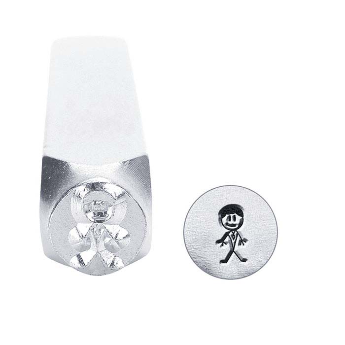 ImpressArt® "Daddy" Stick Figure Design Stamp, 7mm Character