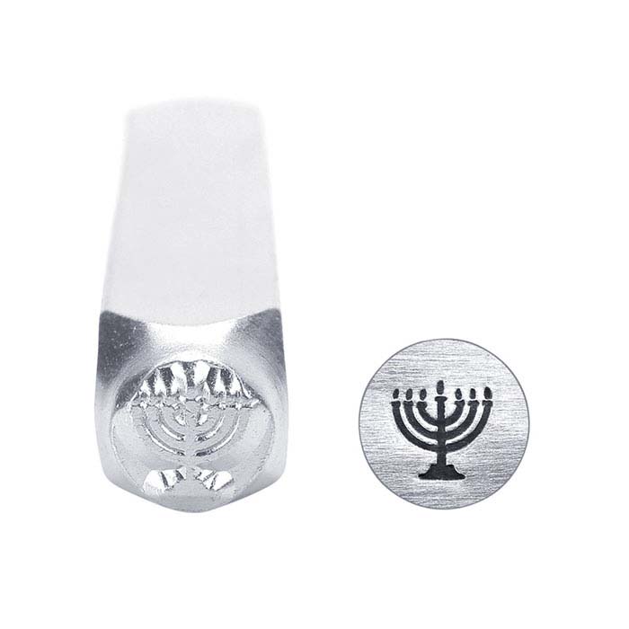 ImpressArt® Menorah Design Stamp, 6mm Character
