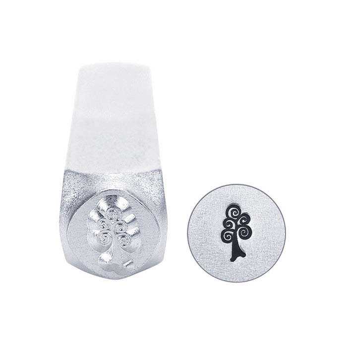 ImpressArt® Swirl Tree Design Stamp, 6mm Character