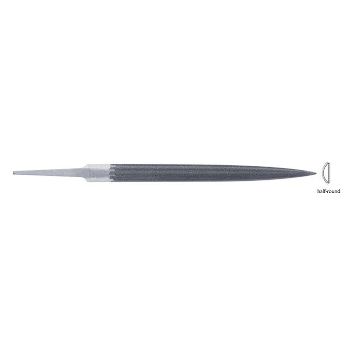 Friedrich Dick Half-Round Ring Hand File, Cut #3