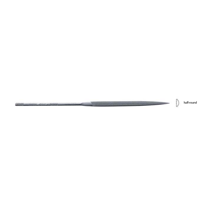Half Round Straight Riffler File Cut
