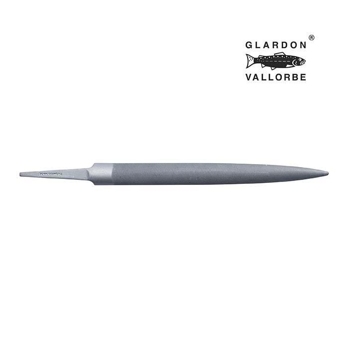 Glardon Vallorbe® Precision Half-Round Hand File, Swiss Cut #2