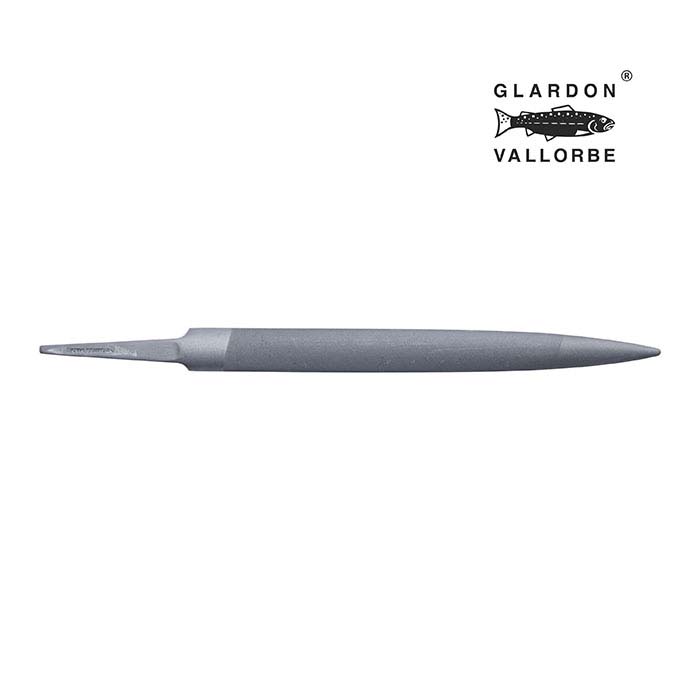 Glardon Vallorbe® Precision Half-Round Hand File, Swiss Cut #4
