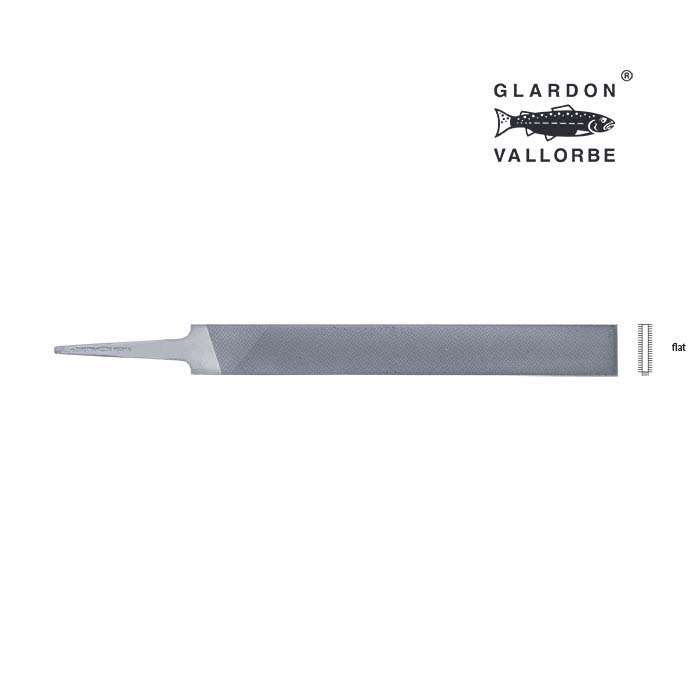 Glardon Vallorbe® Valtitan® Flat Hand File, Cut #0
