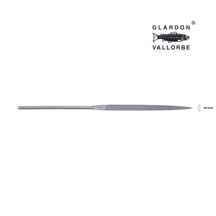 Glardon Vallorbe® Half-Round Needle Files