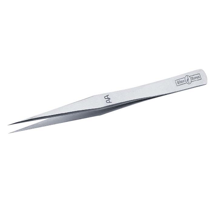 Blue Heron Stainless Steel Precision AA Pattern Tweezers