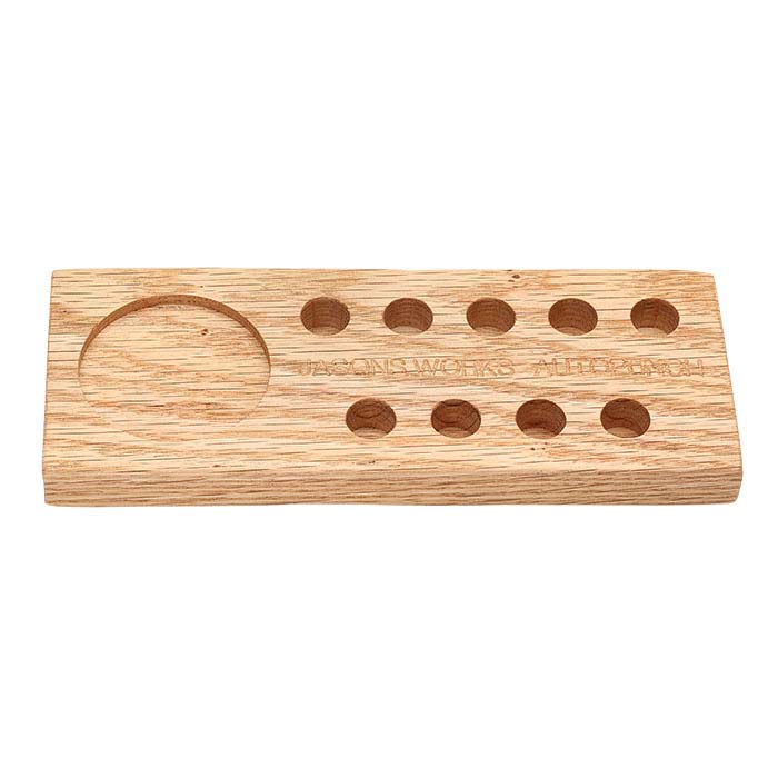 Jason's Works Wood Organizer for Coin Ring Auto Punch & Die Sets