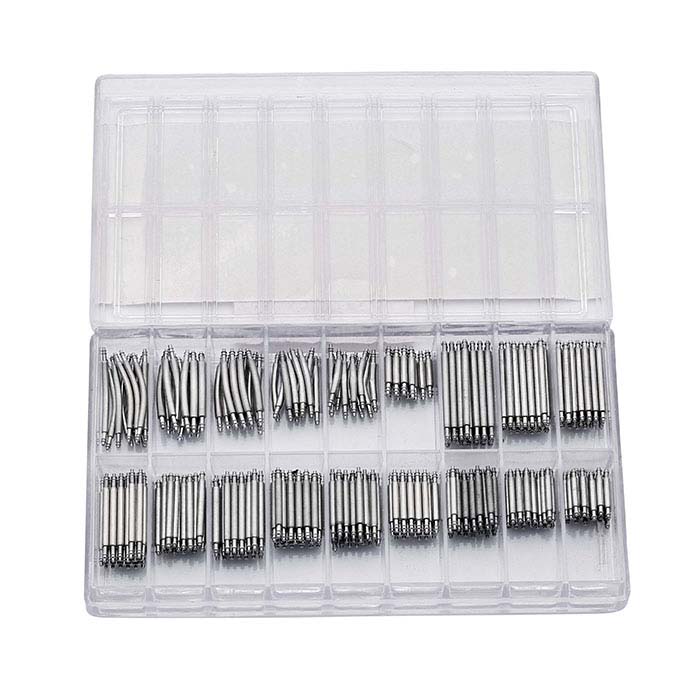 Stainless Steel Curved and Straight Spring-Bar Assortment
