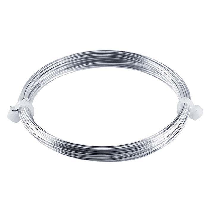 Beadalon® German-Style Silver-Plated 20-Ga. Round Wire, 6-meter Coil