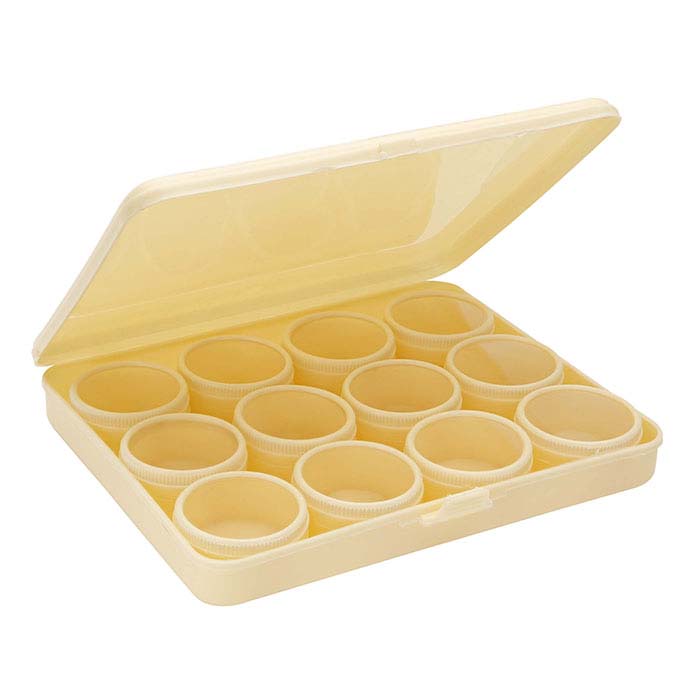 Plastic Bead Organizer Tray with 12 Containers