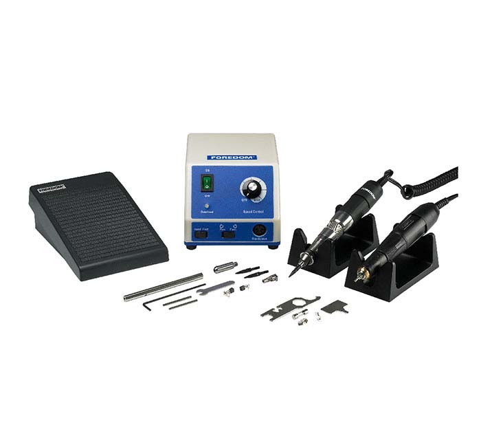 Foredom® K.1090 Rotary or Hammer Dual Handpiece Micromotor System