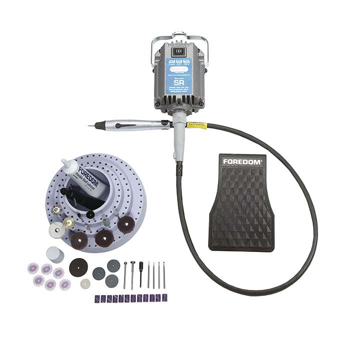 Foredom SR Motor with H.20 Quick-Change Handpiece Flex Shaft Systems