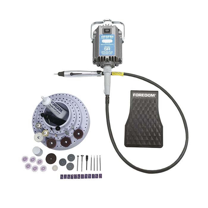 Foredom® K.2220 System with SR Motor and H.20 Quick-Change Handpiece, 220-Volt