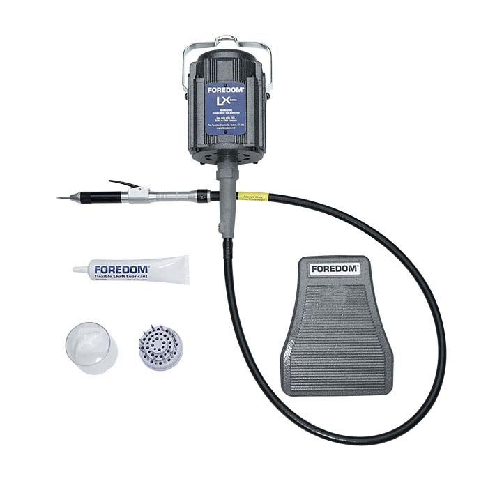Foredom® K.2840 System with LX Motor, H.18® Handpiece and C.SXR Foot Control