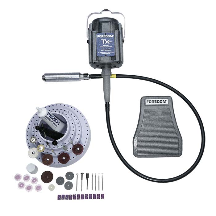 Foredom® K.TX380 System with TX Motor, H.30® Handpiece and C.SXR Foot Control
