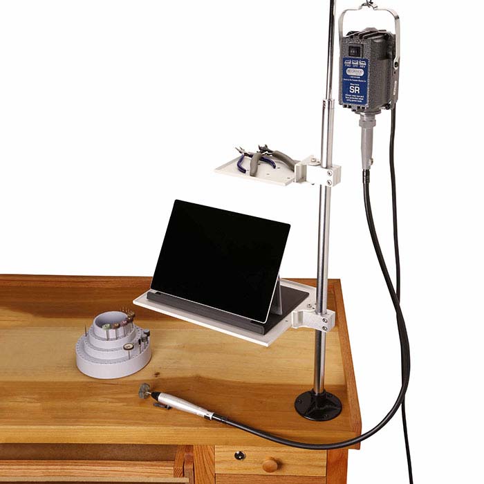 131/4" Shelf Arm Accessory for Foredom® Flex Shaft Stand Workbench System