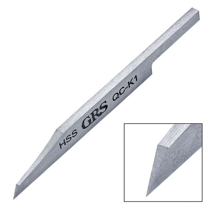 GRS® High-Speed Steel Quick-Change Knife Graver, QC-K1