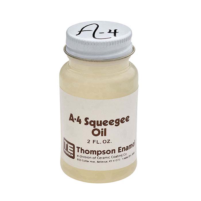 Thompson Squeegee Oil for Enameling