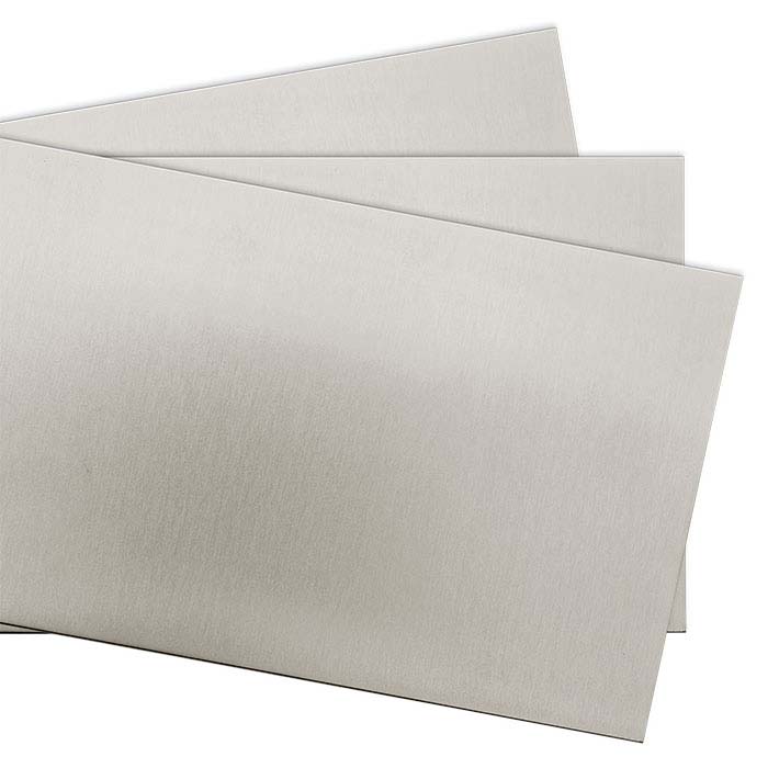 Nickel Alloy 6" x 12" Sheet, 22Ga., DeadSoft