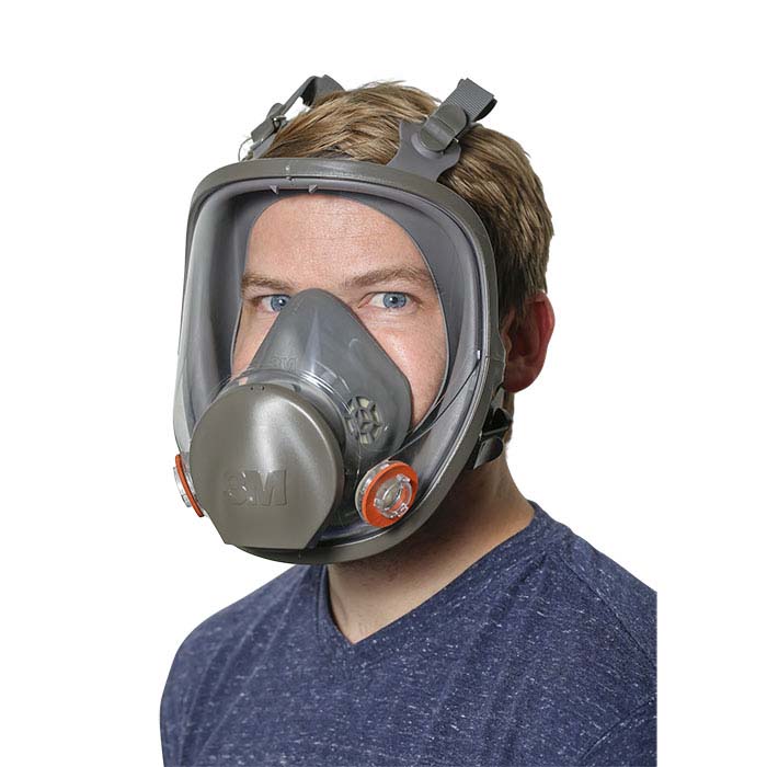 3M 6000 Series Full-Face Respirator, Large