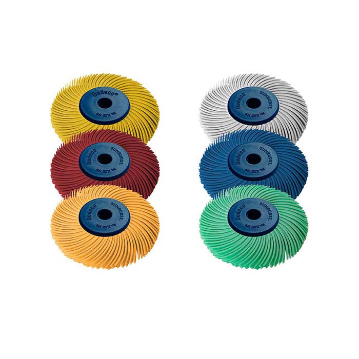 Dedeco® Sunburst® 2" 3Ply Radial Bristle Disc Assortment