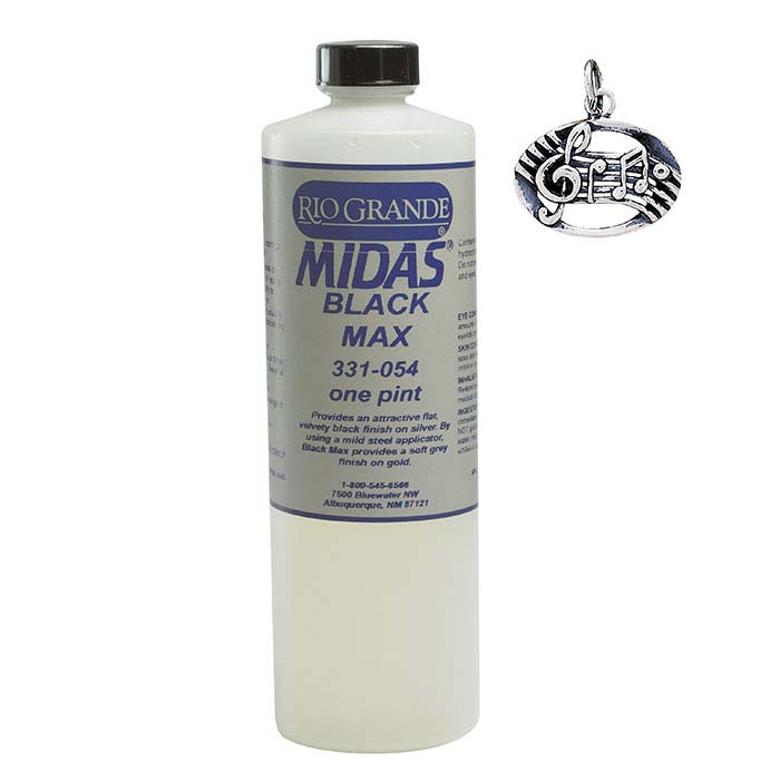 Midas Black Max Oxidizer Solution, One-pint