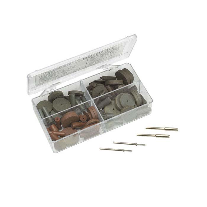 Cratex Master 80-Piece Wheel, Point and Mandrel Kit